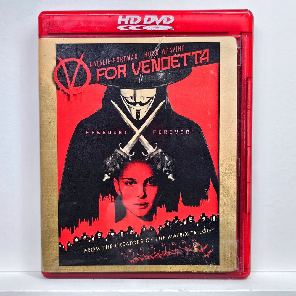 V for Vendetta HD DVD Movie Natalie Portman Hugo Weaving Dystopian Sci-Fi‎ 2006